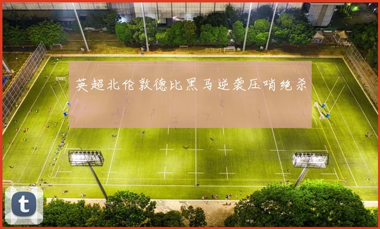 英超北伦敦德比黑马逆袭压哨绝杀