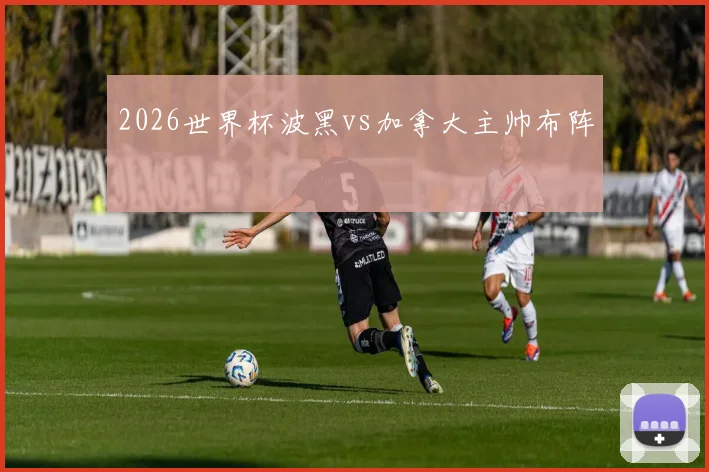 2026世界杯波黑vs加拿大主帅布阵